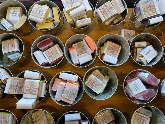 a collection of soap a collection of soap
