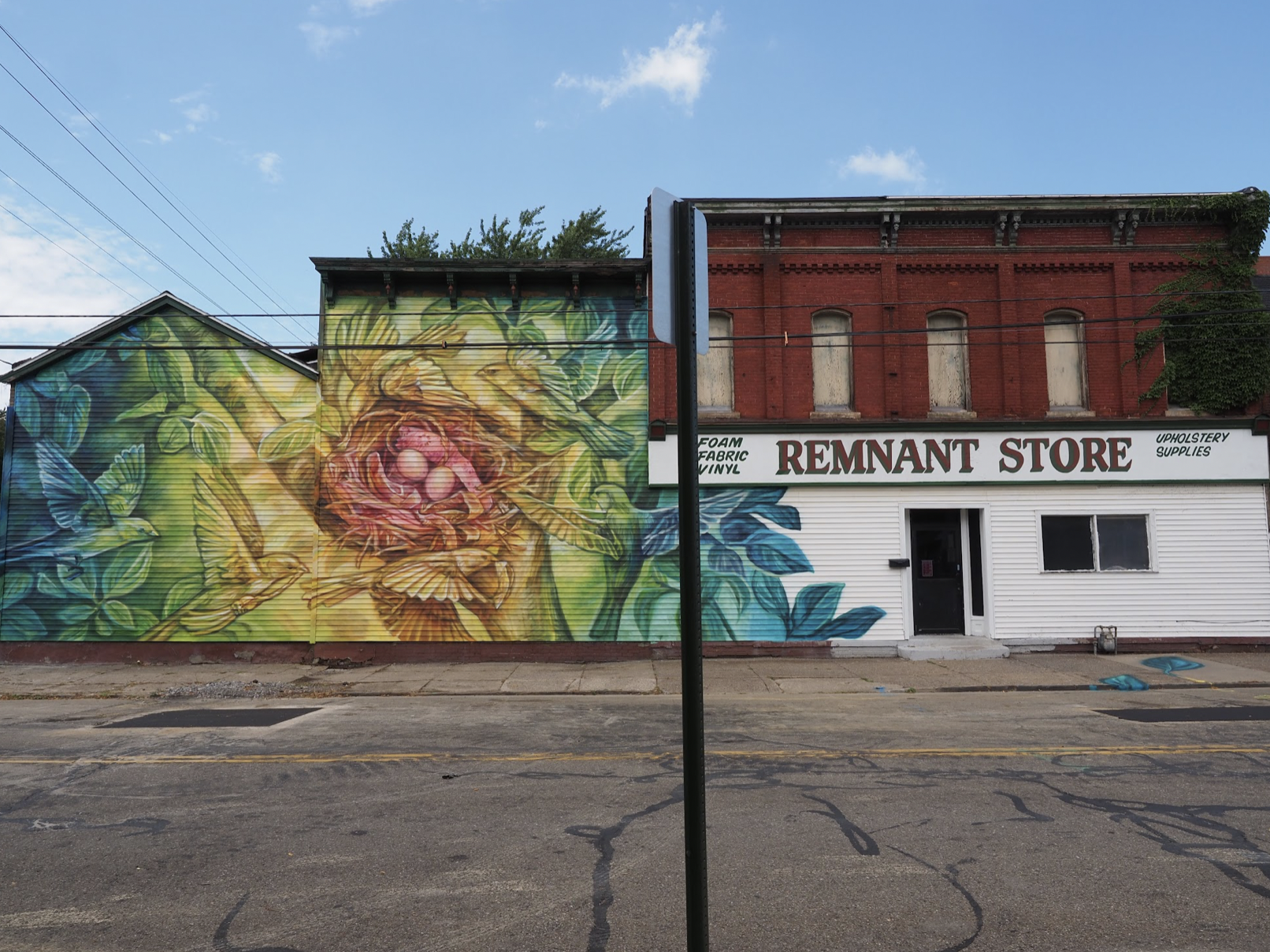 A colorful new mural in Erie, Pa. A colorful new mural in Erie, Pa.